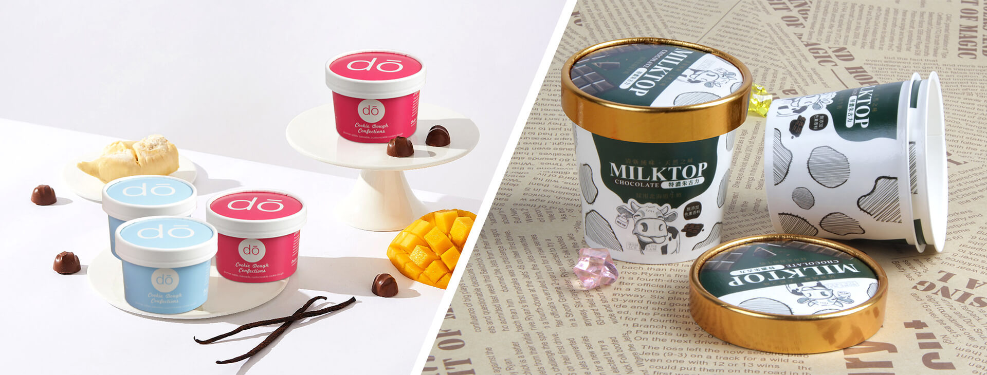 Paper Lid For Ice Cream Cup