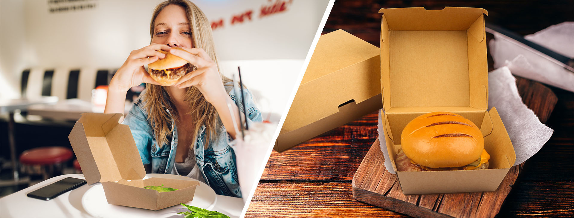 Corrugated Burger Box